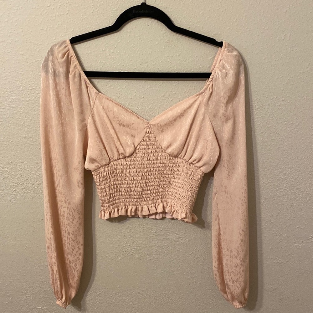 Pink crop top